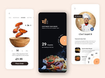 Order Customized Mobile App. appdesign branding design app food order app kitchen mobile app online order app ui design ui ux