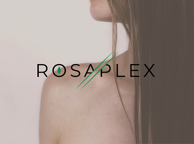 Logo for RosaPlex branding graphic design logo ui