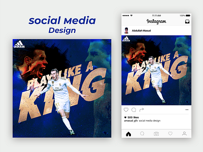 Social media post design