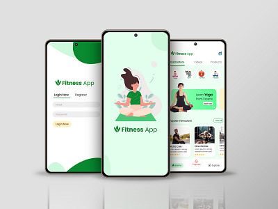 Fitness Mobile Ui Design