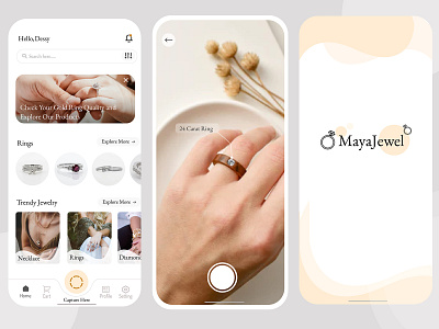 Jewelry E-Commerce/Ar App Concept