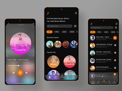 Music App UI Design adobexd app design appdesign creative app design ui figma figma ui figmadesign glassmorphic glassmorphic design music music app music app ui music ui musicapp trending trending design ui ui ux ux