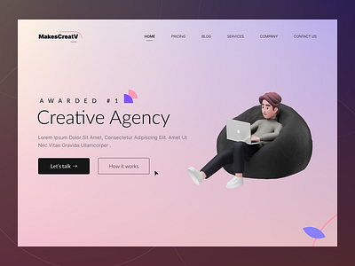 Creative Agency Landing Page