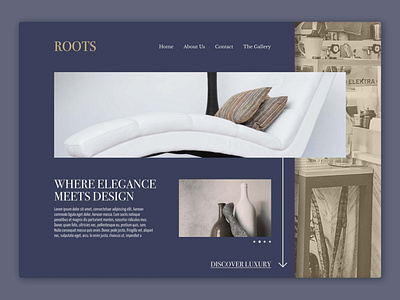 Landing Page for Roots