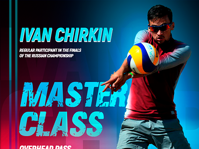 beach volleyball master class banner banner ads banner design