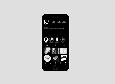 christine marie serchia | content proposal for a dating app art direction content creation content design content strategy design grid grid design instagram minimal mobile ui photography social