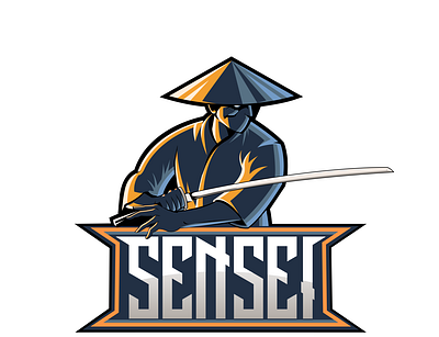 SenSei: Billiard Club. billiard branding club colorful design inkscape logo sharp