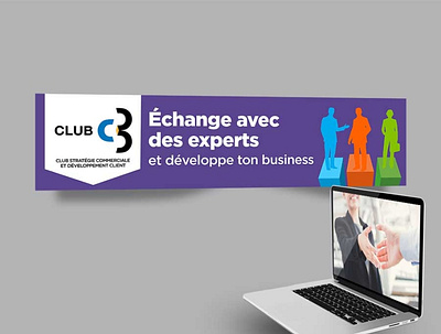 Web banner b2b banner bannière club commercial corporate