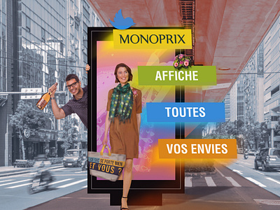 Style Frame concept interactive key frame monoprix panel photoshop style frame valentine