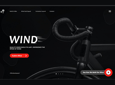 The Wind Bikes animation bikes branding design flat icon illustration logo typography ui ux vector web