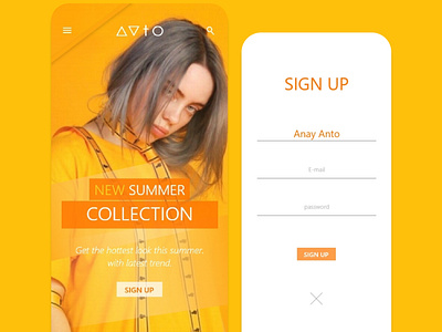 shopping E-commerce app design