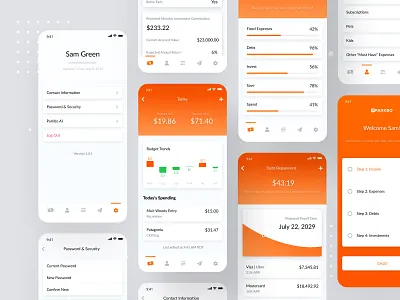 Personal finance app app finance fintech ui ux