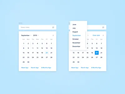 Datepicker Component calendar component date date picker date range datepicker dates input period plan select timeframe timeline