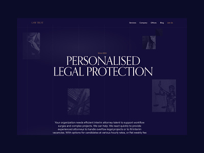 Landing Page Concept attorney concept landing page law legal