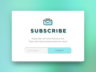 Day 007 - Subscribe Form challenge dailyui ecommerce email form free freebie modal newsletter popup psd subscribe