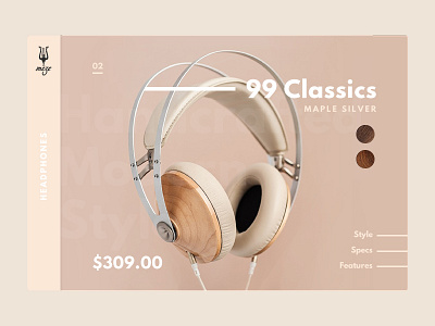 Day 026 - Product Card card challenge dailyui earphones ecommerce fonts free freebie product psd shop ui