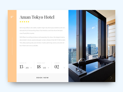 Day 030 - Apartment Card apartment book card challenge dailyui fonts free freebie hotel psd text ui