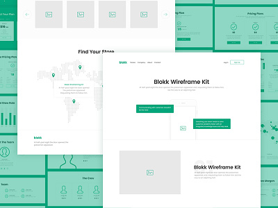 Meet Blokk: Smart wireframe kit 🚀 fonts free freebie kit photoshop prototype sketch typeface ui ui kit ux wireframe
