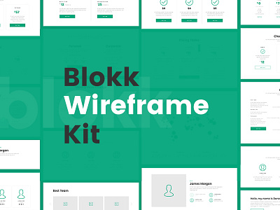 Blokk Kit: Smart hi-fi wireframe screens 🚀 fonts free freebie kit photoshop prototype sketch typeface ui ui kit ux wireframe