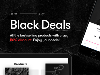 Black Friday Comes Early – 50% Off black black friday dark deal discount sale ui ui kit uikit