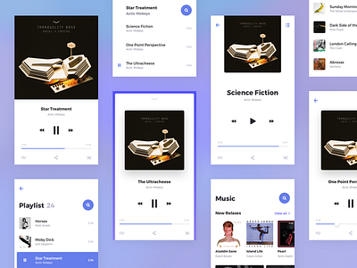 Rodman UI Kit: Music Player & Playlist Templates