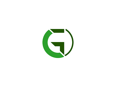 Monogram Letter G branding flat logo typography