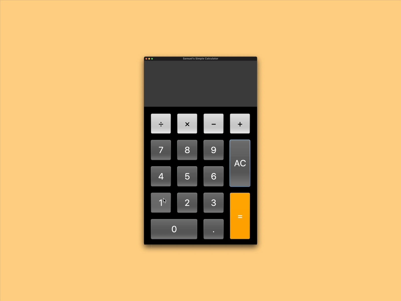 Java Calculator by Samuel on Dribbble