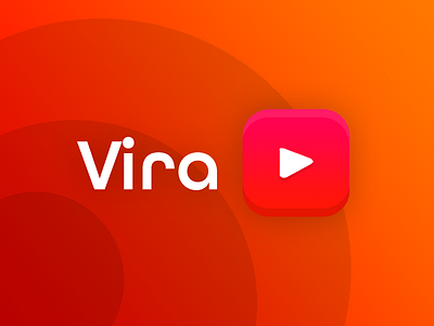 Vira, Video sharring icon concept branding design illustration logo social network typography ui ui ux ux vector