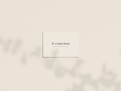 Bconscious Branding branding businesscards corporateidentity design graphicdesign neutrals sustainable visualidentity zerowaste
