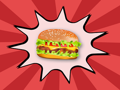 web hamburger fast food delicious