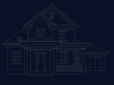 House Line art