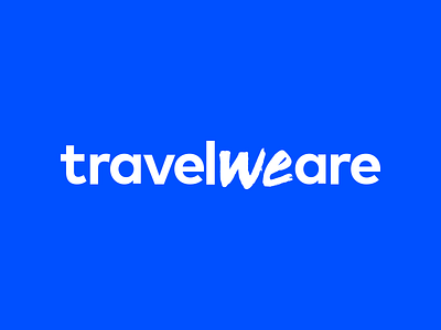 TravelWeAre Logo branding design logo typography