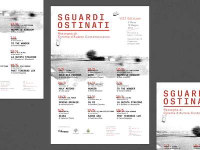 Sguardi Ostinati 2014 cinema festival old poster print typography