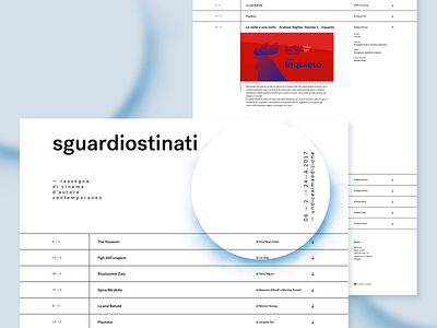 Sguardi Ostinati 2017 - Website