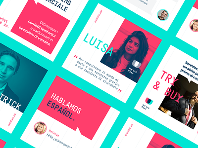 WeAreFiber - Social Artworks design graphic human typography