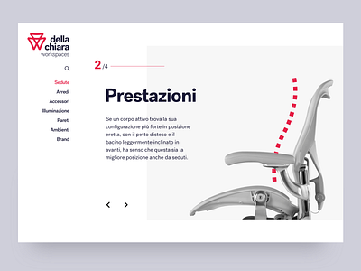 Della Chiara - Product page, gallery detail