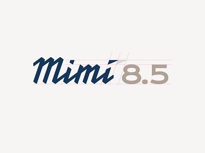 Mimí - Logo + Model boat brand design logo typography vessel