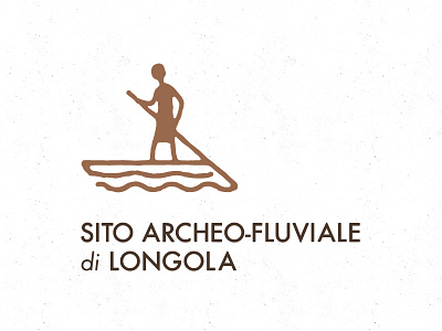 Archaeo-fluvial settlement site of Longola (Poggiomarino, Italy) archeological boat brand fluvial logo longola poggiomarino valle del sarno water