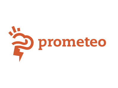 Logo for Prometeo (in 7') branding fast logo minimal