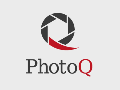 Definitive Logo for PhotoQ brand logo minimal photography