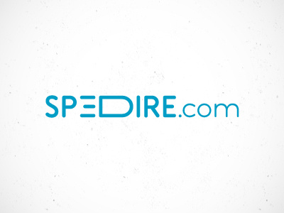 Idea #2 for spedire.com brand cold logo minimal send shipping type typography