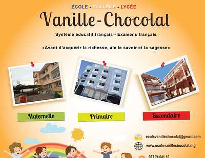 Affiche Vanichoco v3 oct2020 design flyer flyer design flyers school