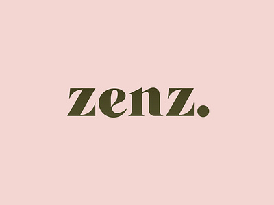 zenz organics — logotype font font design high contrast letter logo logo round serif serif font type whitespace