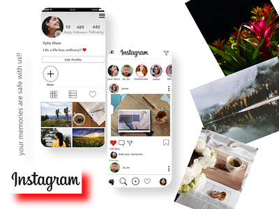 RECREATED INSTAGRAM adobe adobe xd adobexd app design ui ui ux ui design uidesign uiux ux