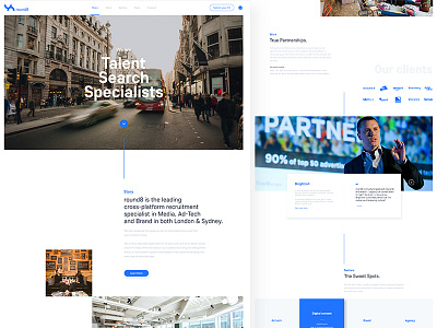 round8 Website drop shadow london round8 web design website