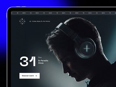 Kygo Website Concept