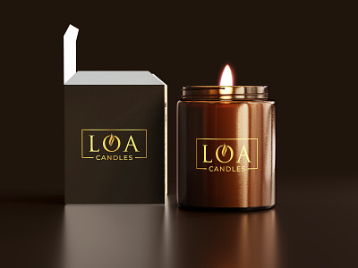 Minimalist Luxury Candle Logo Design!
