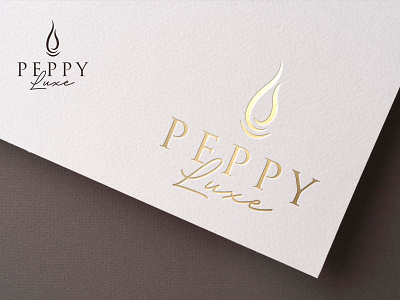 Feminine Luxury Minimal Candle Logo Design!