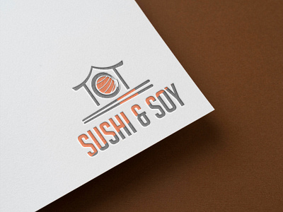 Minimal Sushi Restaurant Logo Design brand identity branding chef logo chinses food logo chinses logo chinses restaurant logo design corporate corporate design design food house logo logo logo design modern logo restaurant logo