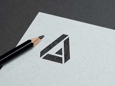 Minimalist Triangle Shape Logo Design!